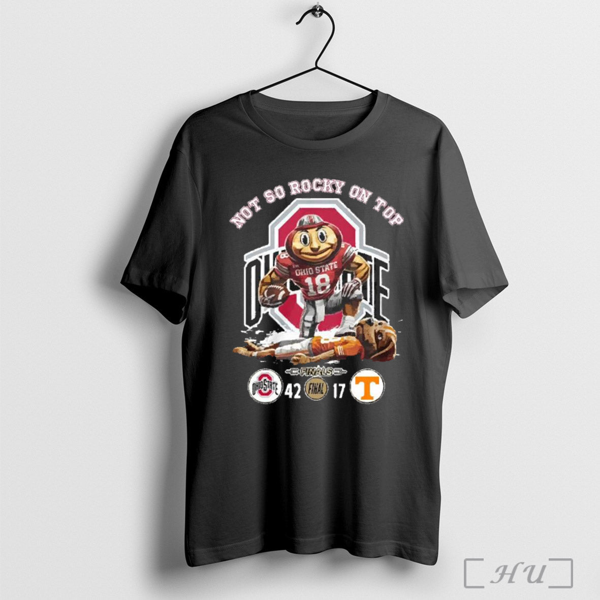 Top Not So Rocky Top Ohio State Final 42 17 Volunteers Mascot 2025 T-Shirts, Hoodie, Sweatshirt - T-Shirt, Sweatshirt, Hoodie