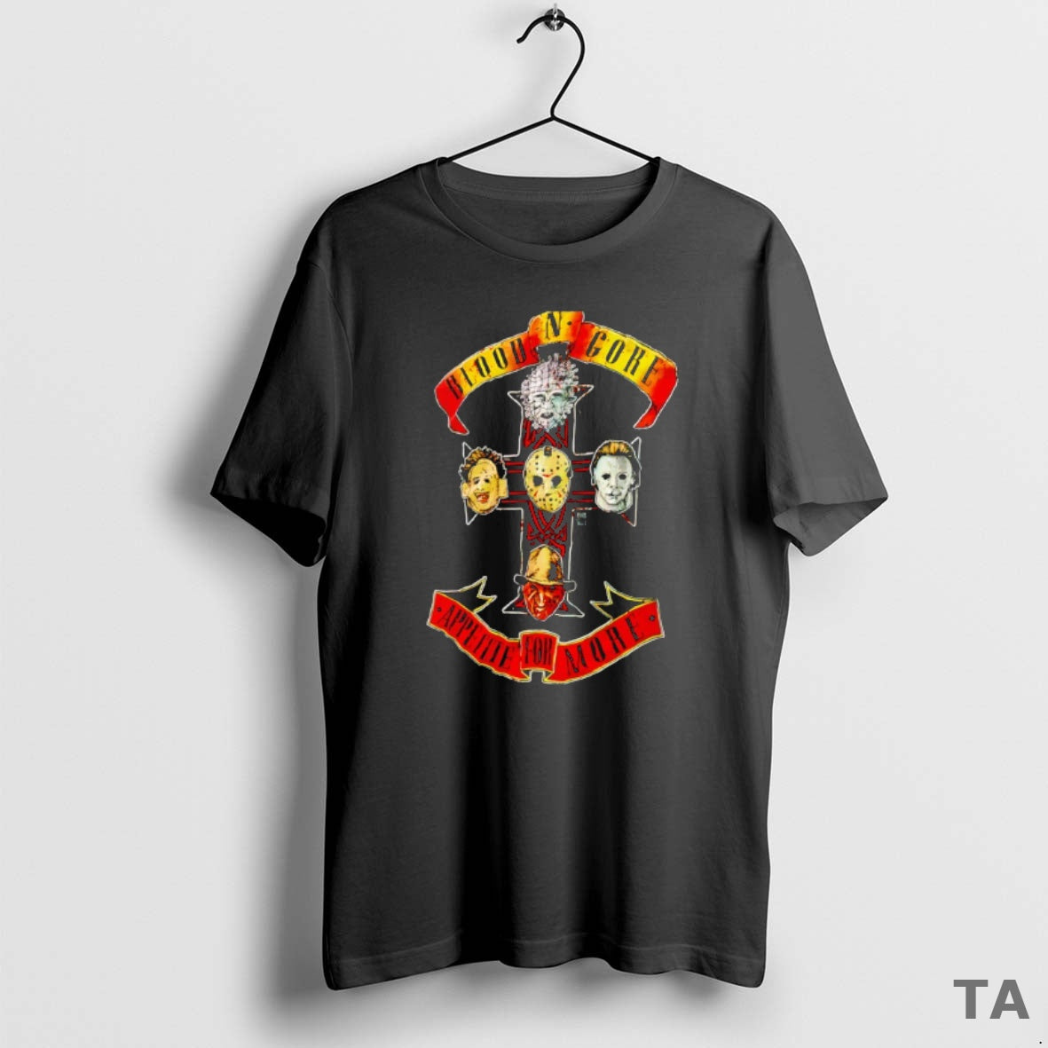 Top Pinhead Jason Voorhees Michael Myers Leatherface Freddy Krueger Blood N Gore Appetite More T-Shirts, Hoodie, Sweatshirt - T-Shirt, Sweatshirt, Hoodie