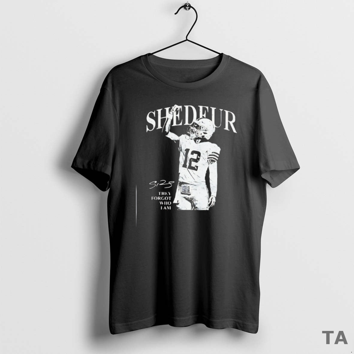 Top Shedeur Sanders 12 Cleveland Browns Football They Forgot Who I Am T-Shirts, Hoodie, Sweatshirt - T-Shirt, Sweatshirt, Hoodie
