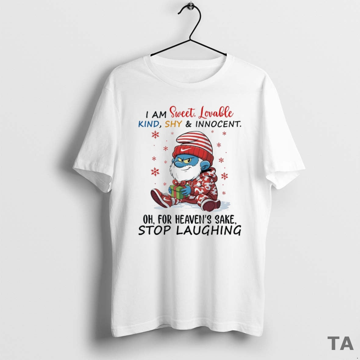 Top Smurf I Am Sweet Lovable Kind Shy Innocent Oh Heavens Sake Stop T-Shirts, Hoodie, Sweatshirt - T-Shirt, Sweatshirt, Hoodie