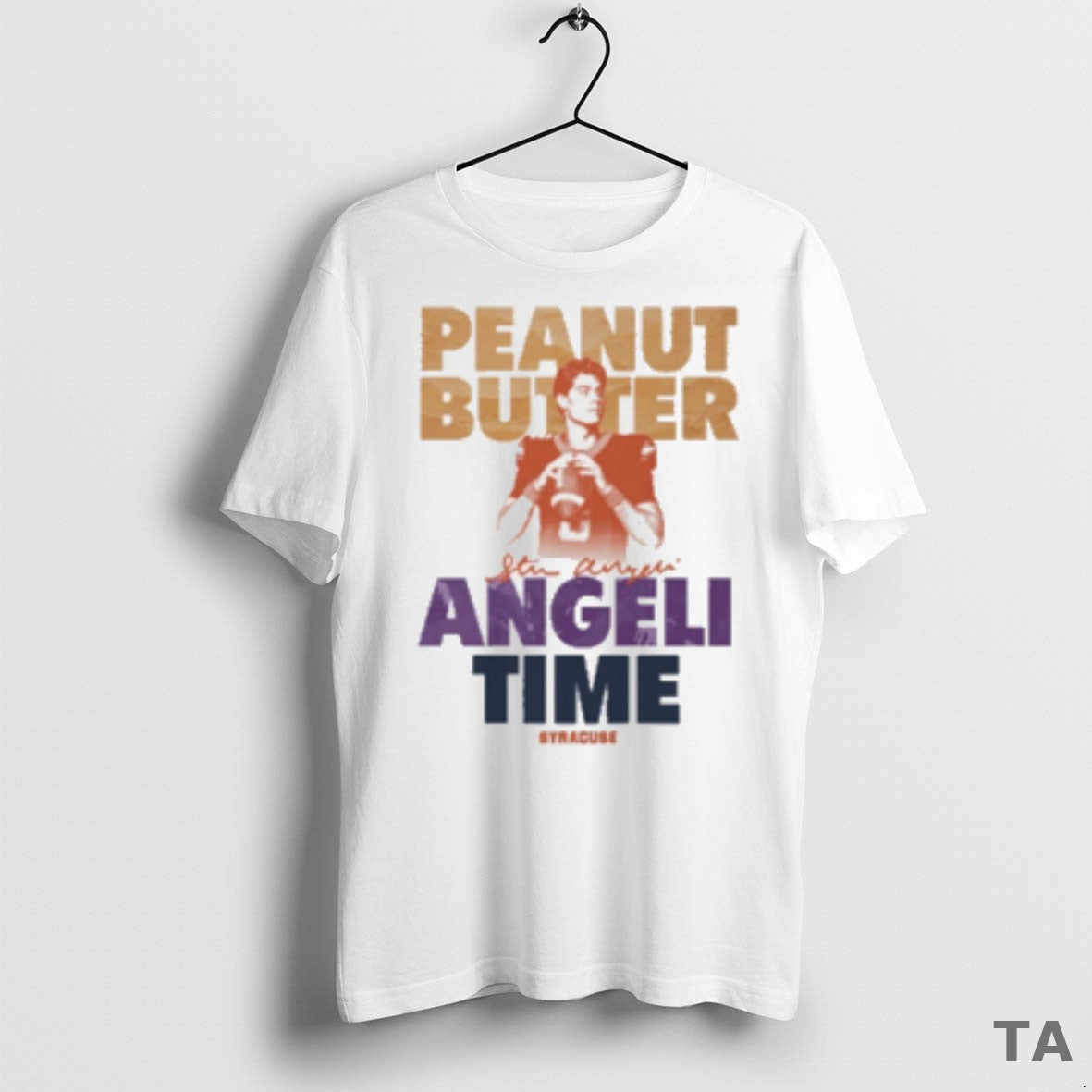Top Steve Angeli Peanut Butter Angeli Time Syracuse Orange Football Ncaa 2025 Fan Gear T-Shirts, Hoodie, Sweatshirt - T-Shirt, Sweatshirt, Hoodie