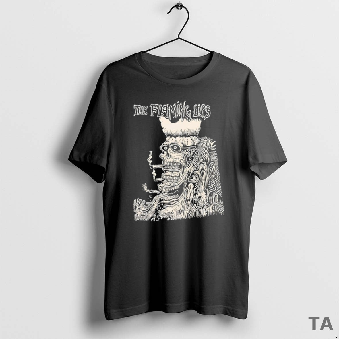 Top Flaming Lips Band Skeleton Smoking T-Shirts, Hoodie, Sweatshirt - T-Shirt, Sweatshirt, Hoodie