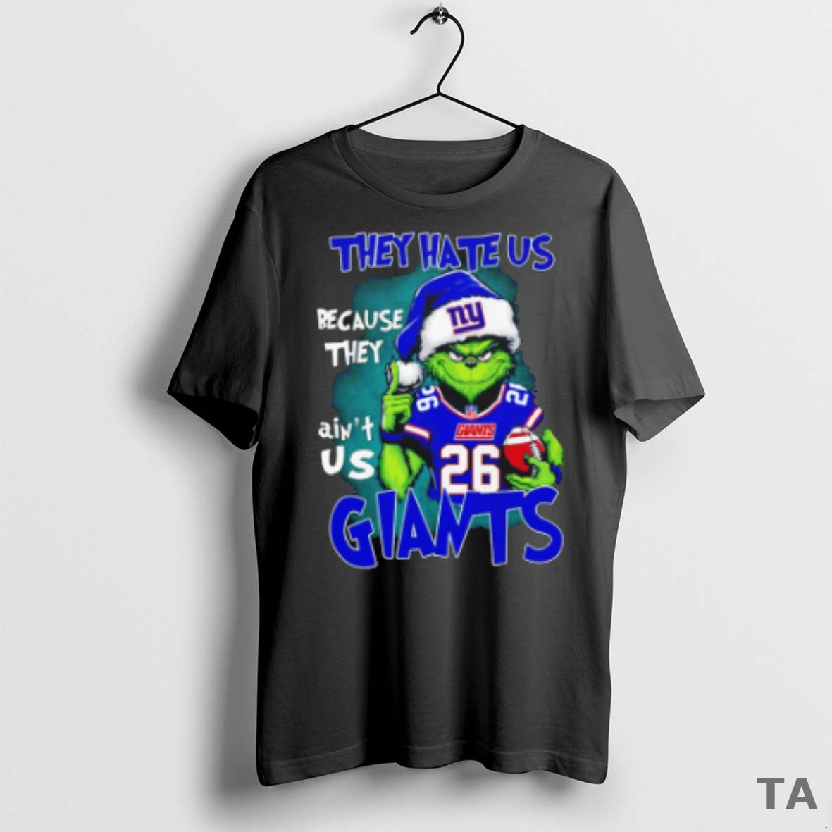 Top Grinch They Hate Us Because They Aint Us New York Giants T-Shirts, Hoodie, Sweatshirt - T-Shirt, Sweatshirt, Hoodie