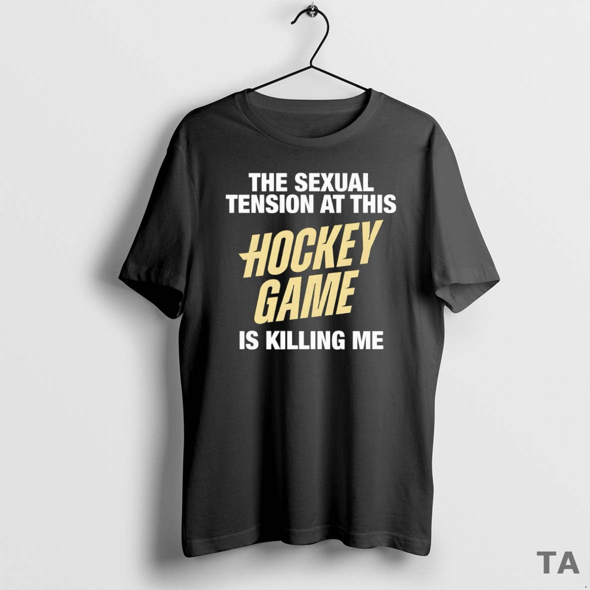 Top Sexual Tension This Hockey Game Is Killing Me T-Shirts, Hoodie, Sweatshirt - T-Shirt, Sweatshirt, Hoodie