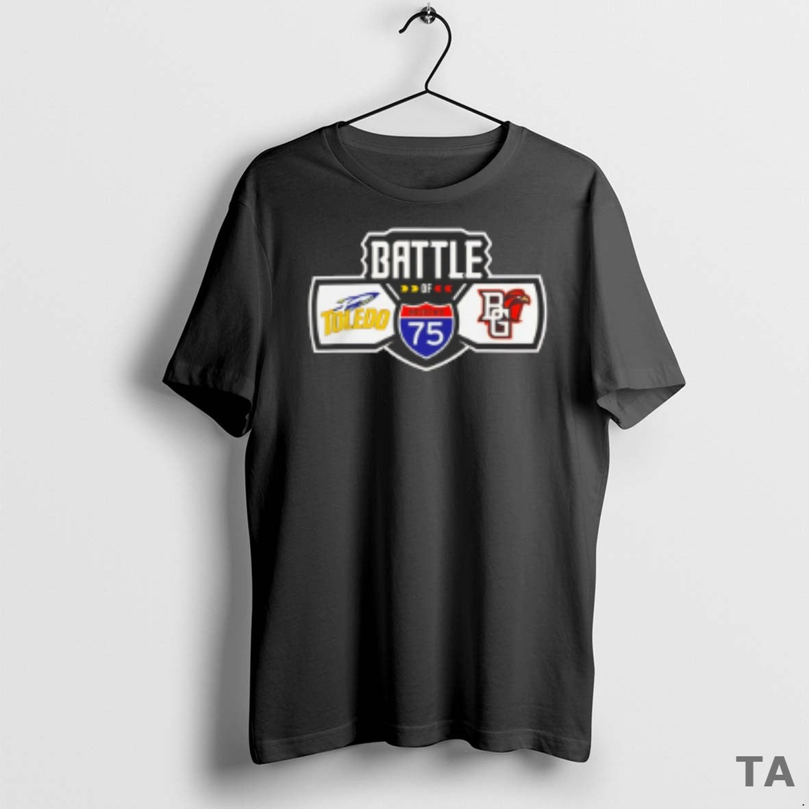 Top Toledo Rockets Vs Bowling Green Falcons Football Battle I 75 Logo T-Shirts, Hoodie, Sweatshirt - T-Shirt, Sweatshirt, Hoodie