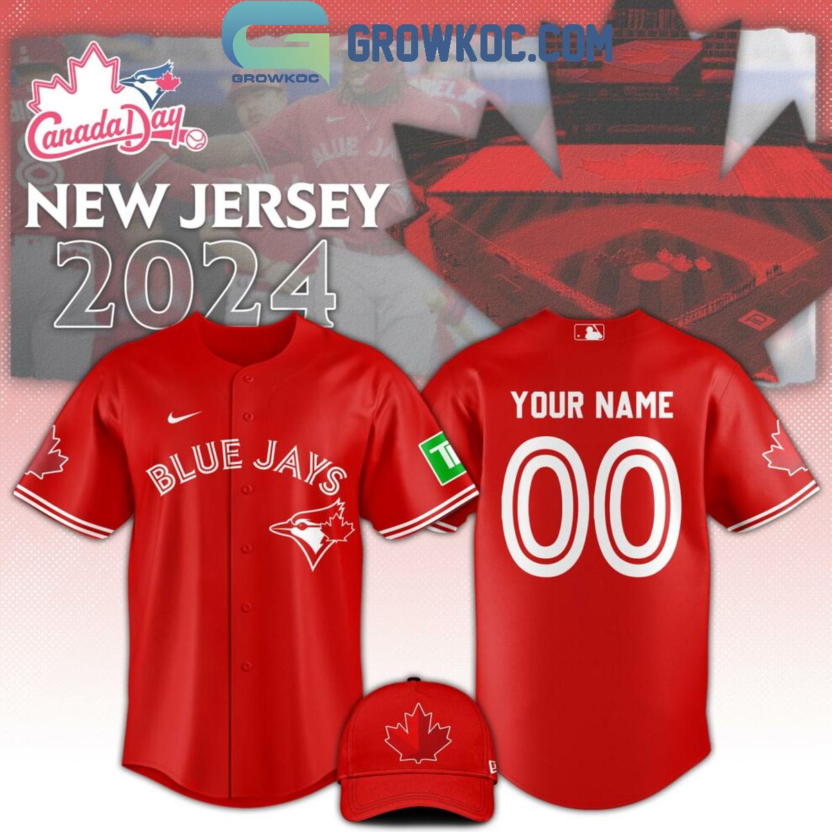 Toronto Blue Jays 2024 Canada Day Personalized Baseball Jersey Unisex T-shirt, Sweatshirt, Hoodie, Long Sleeve Tee - T-Shirt, Sweatshirt, Hoodie