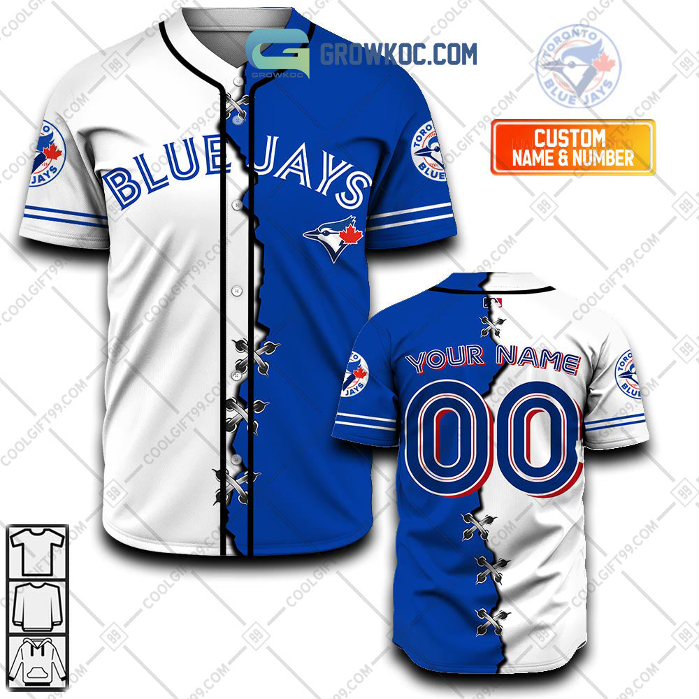 Toronto Blue Jays MLB Personalized Mix Baseball Jersey Unisex T-shirt, Sweatshirt, Hoodie, Long Sleeve Tee - T-Shirt, Sweatshirt, Hoodie