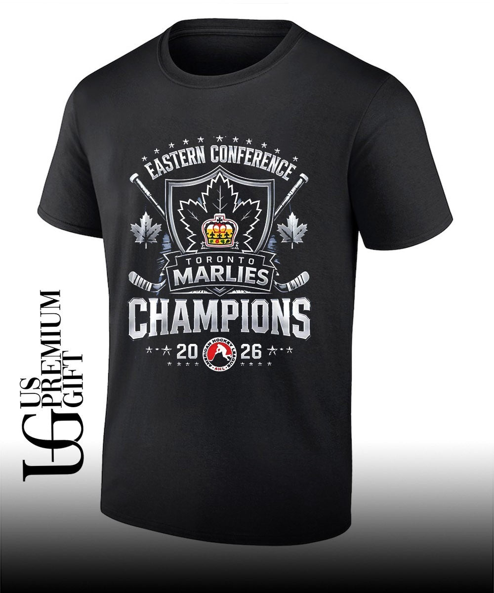Toronto Marlies Hockey Eastern Conference Champions 2026 AHL shirt Unisex T-shirt, Sweatshirt, Hoodie, Long Sleeve Tee - T-Shirt, Sweatshirt, Hoodie