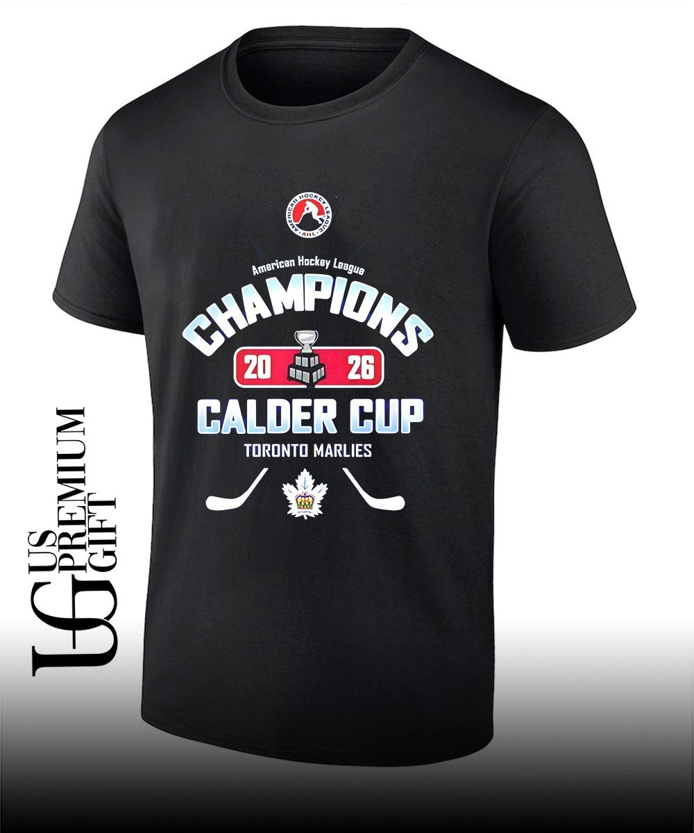 Toronto Marlies x American Hockey League Champions 2026 shirt Unisex T-shirt, Sweatshirt, Hoodie, Long Sleeve Tee - T-Shirt, Sweatshirt, Hoodie