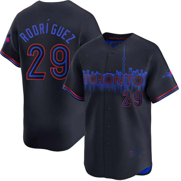 Toronto Blue Jays #29 Yariel Rodriguez City Connect Limited Jersey Baseball Jersey baseball jersey product view 1
