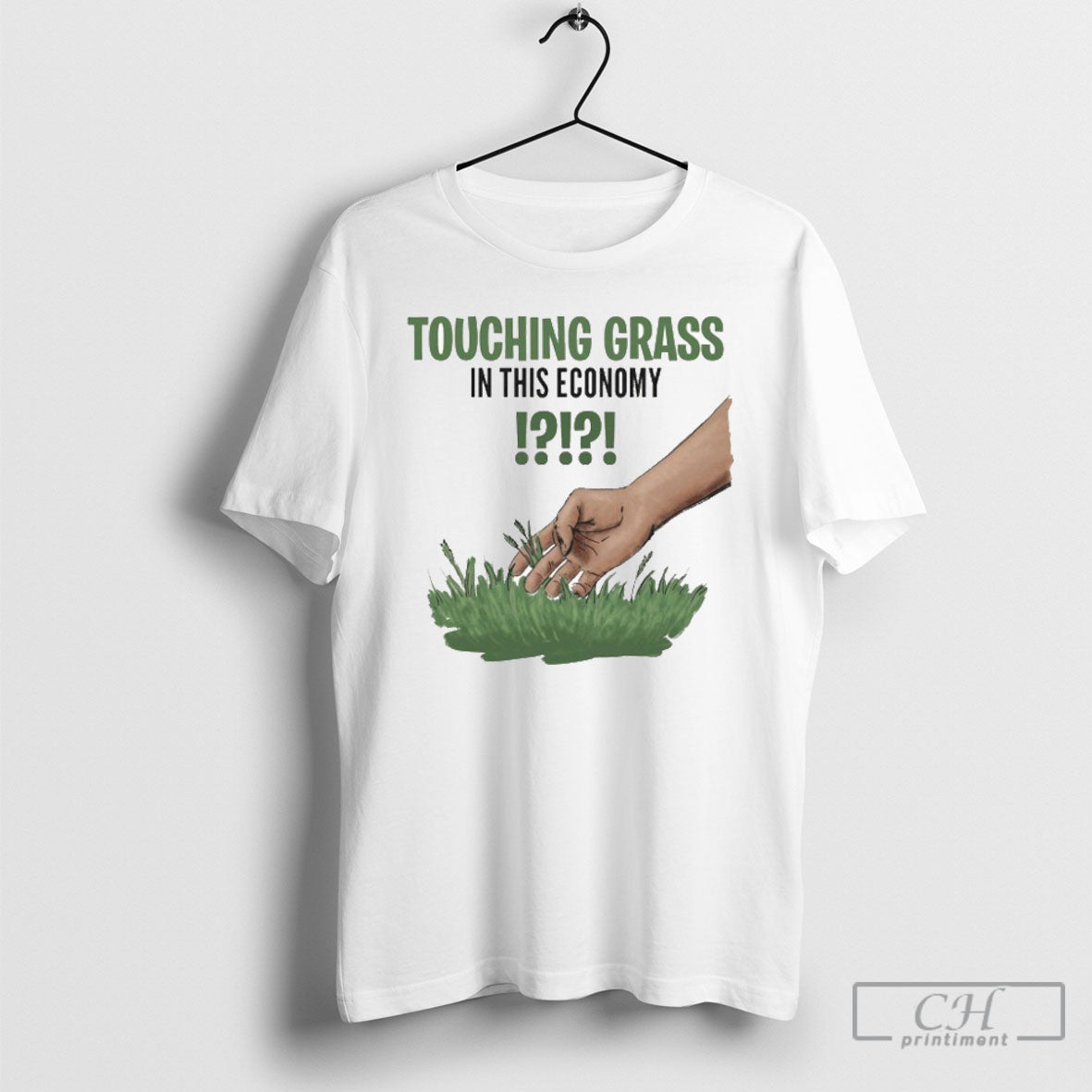 Touching Grass This Economy Hands T-Shirts, Hoodie, Sweatshirt - T-Shirt, Sweatshirt, Hoodie