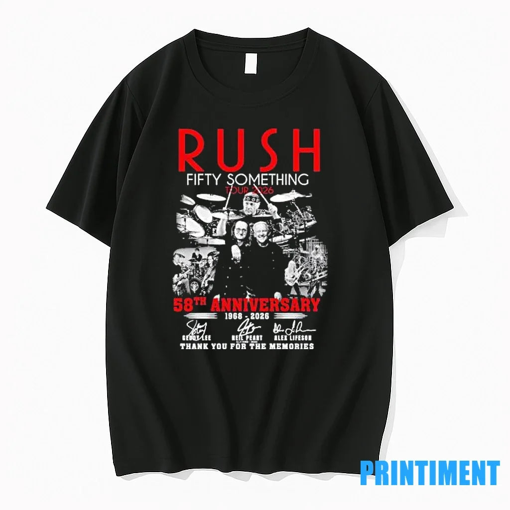 Tour 2026 Rush Fifty Something 58th Anniversary 1968 2026 Thank You Memories T-Shirts, Hoodie, Sweatshirt - T-Shirt, Sweatshirt, Hoodie