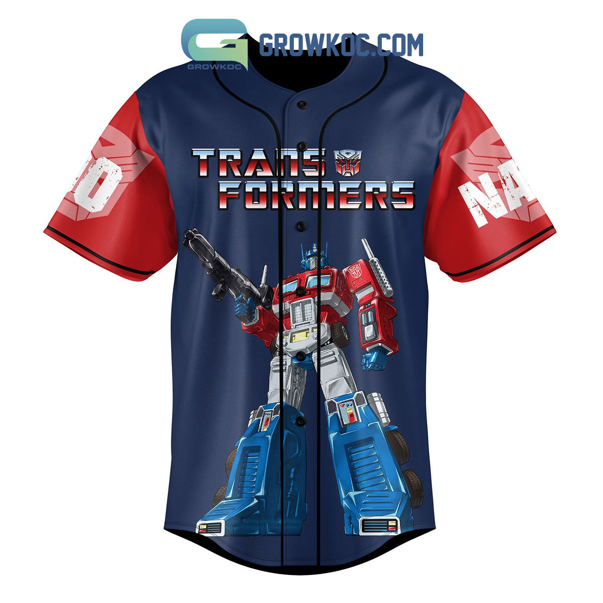 Transformers Freedom Is The Right Personalized Baseball Jersey Unisex T-shirt, Sweatshirt, Hoodie, Long Sleeve Tee - T-Shirt, Sweatshirt, Hoodie