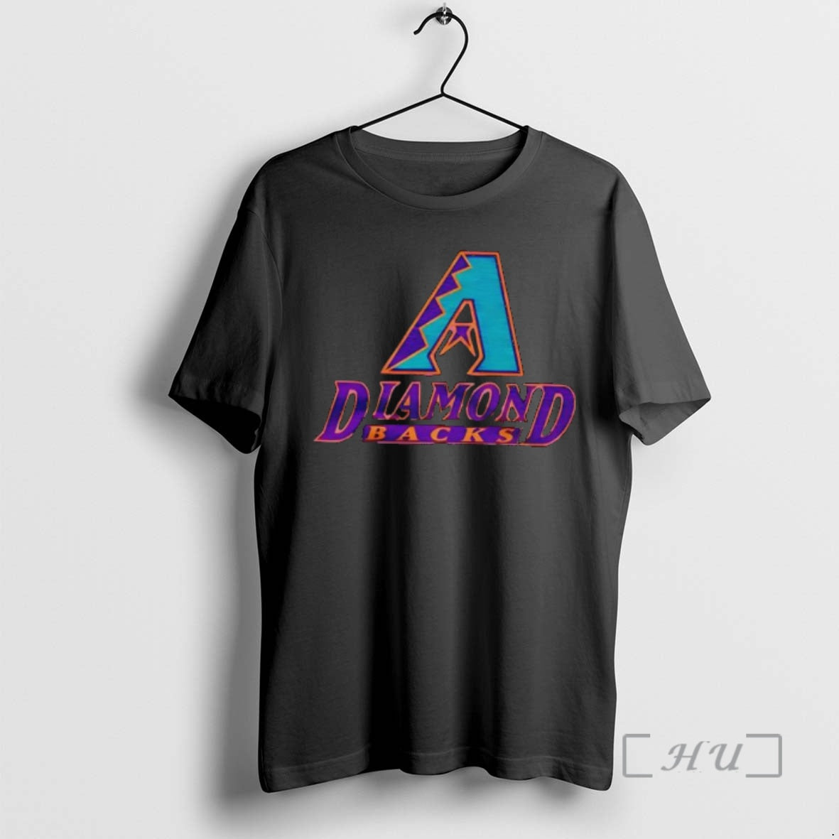 Trending Arizona Diamondbacks Retro Purple Teal Snake Logo Diamondbacks Text Baseball T-Shirts, Hoodie, Sweatshirt - T-Shirt, Sweatshirt, Hoodie