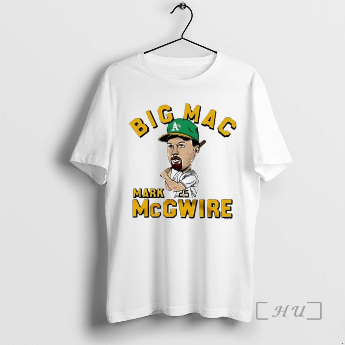 Trending Big Mac Mark Mcgwire Oakland Athletics 25 Player Caricature Big Head Goatee Baseball Legend T-Shirts, Hoodie, Sweatshirt - T-Shirt, Sweatshirt, Hoodie