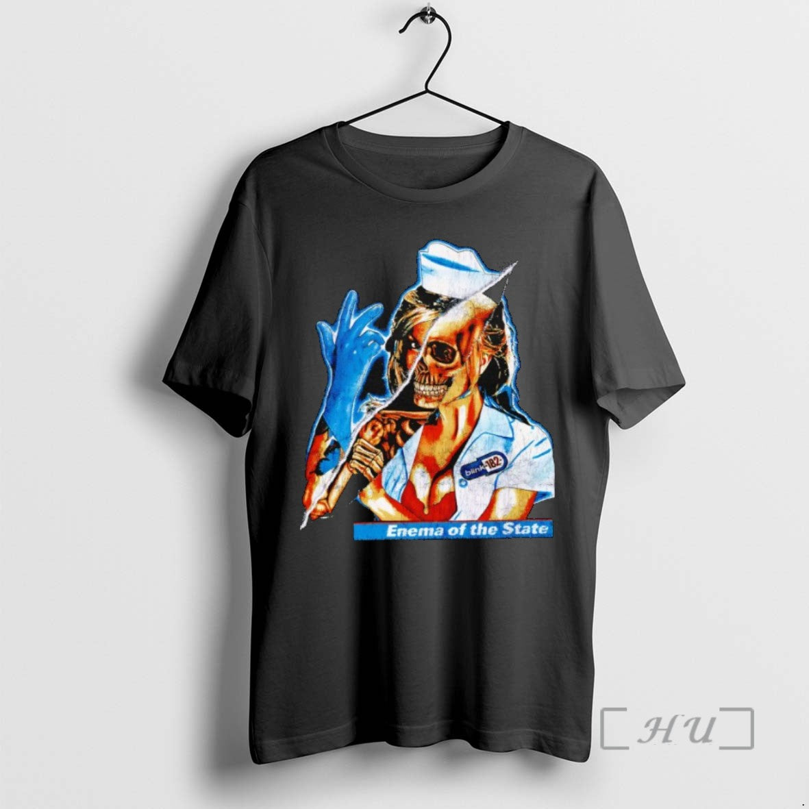 Trending Blink 182 Skeleton Nurse Enema State T-Shirts, Hoodie, Sweatshirt - T-Shirt, Sweatshirt, Hoodie