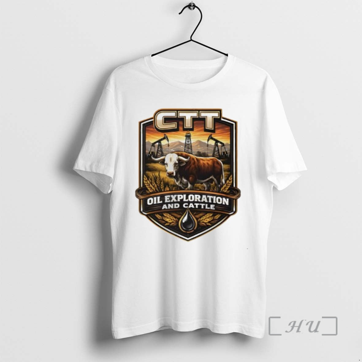 Trending Ctt Oil Exploration Cattle Retro Funny T-Shirts, Hoodie, Sweatshirt - T-Shirt, Sweatshirt, Hoodie