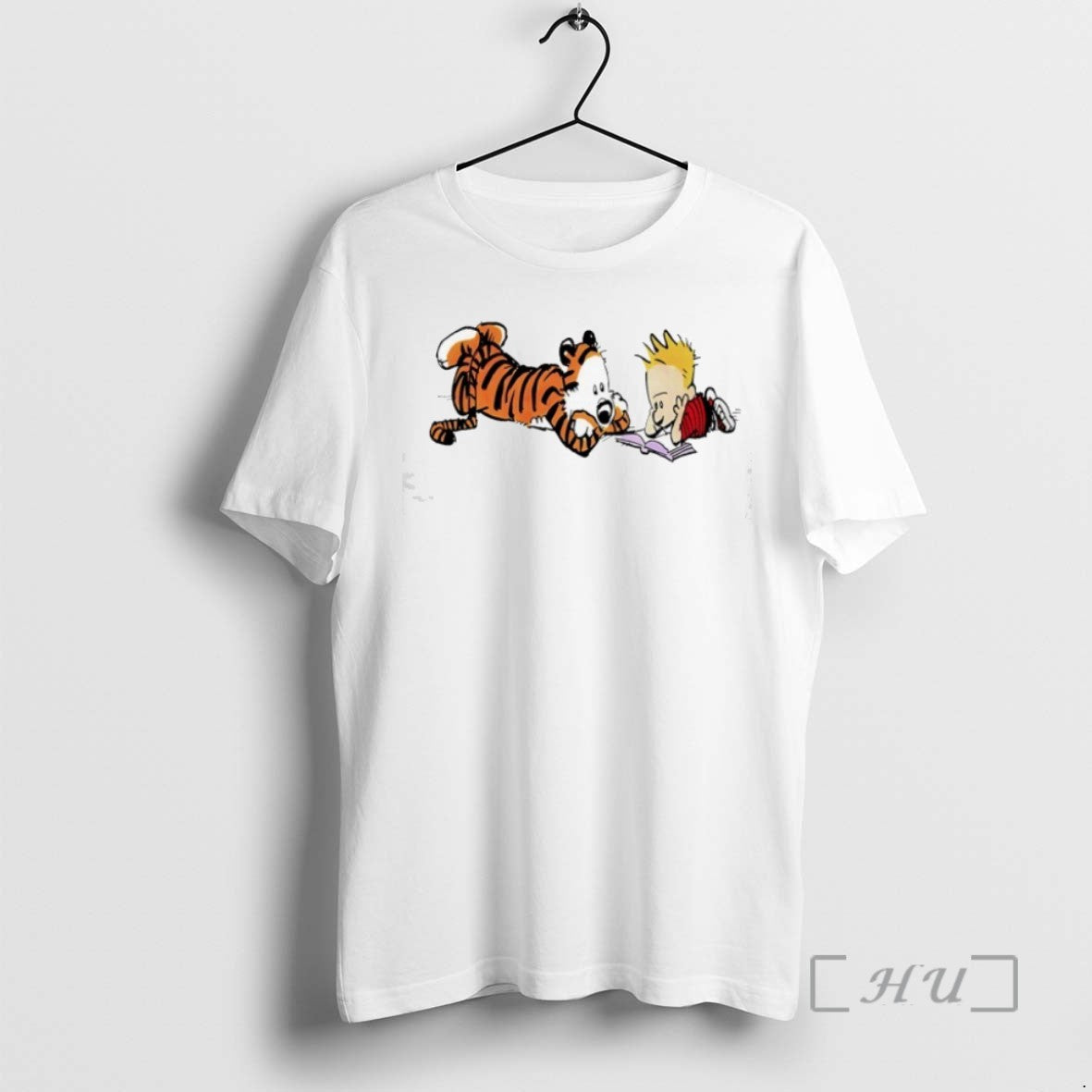 Trending Calvin Hobbes Reading Book T-Shirts, Hoodie, Sweatshirt - T-Shirt, Sweatshirt, Hoodie