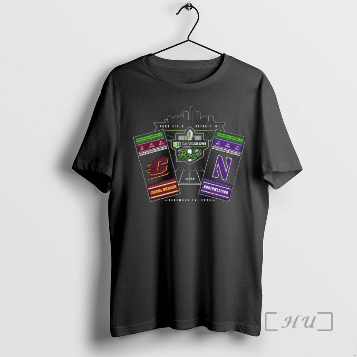 Trending Central Michigan Chippewas Vs Northwestern Wildcats 2025 Gameabove Sports Bowl Ticket Stubs T-Shirts, Hoodie, Sweatshirt - T-Shirt, Sweatshirt, Hoodie