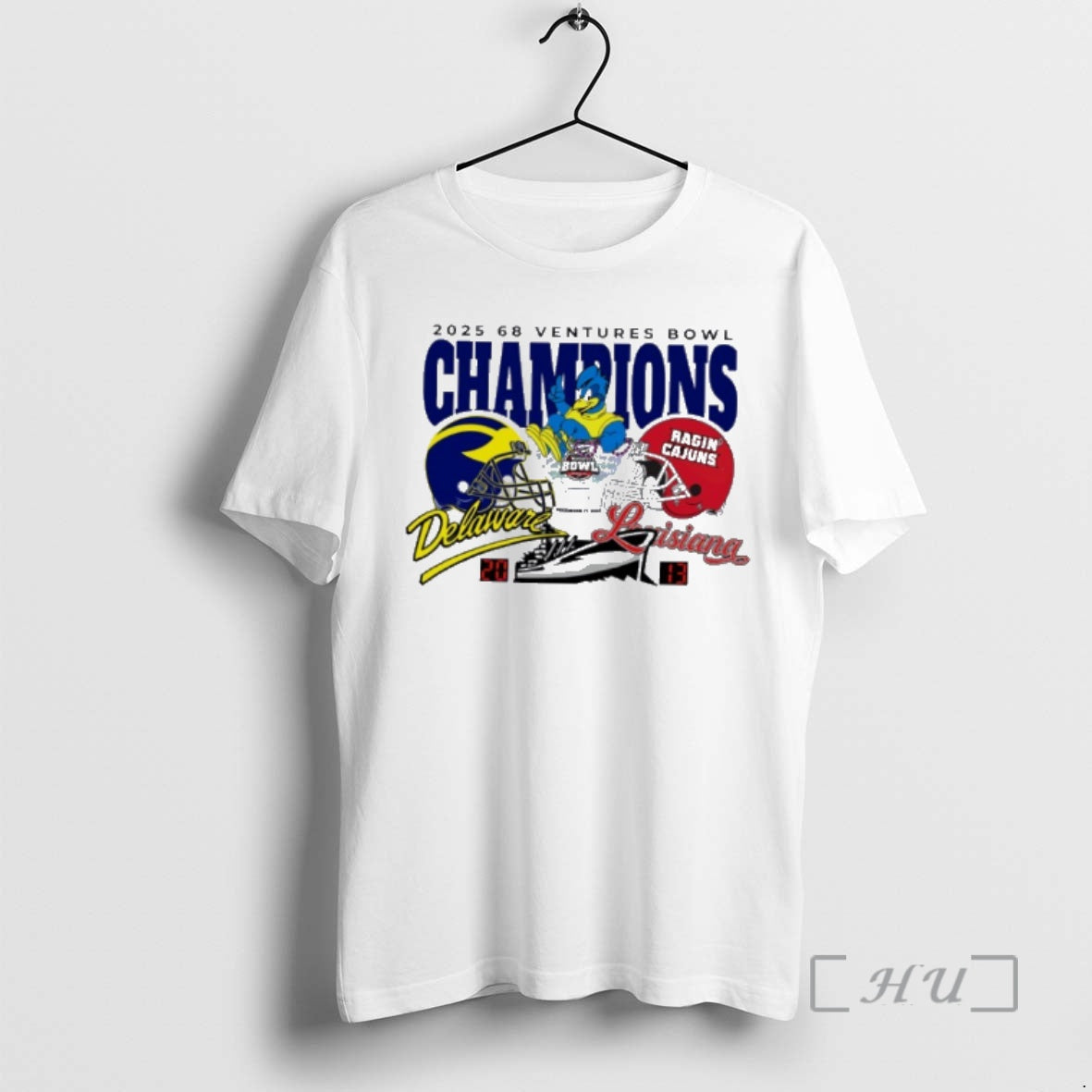 Trending Delaware Blue Hens 20 13 Louisiana Ragin Cajuns 2025 68 Ventures Bowl Champions T-Shirts, Hoodie, Sweatshirt - T-Shirt, Sweatshirt, Hoodie