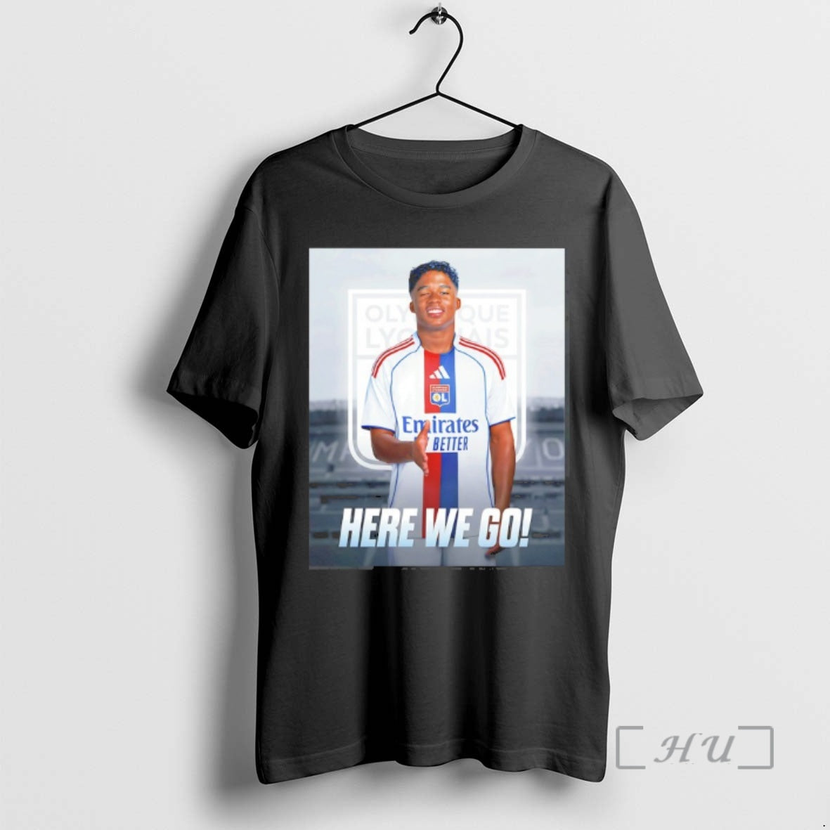 Trending Endrick Olympique Lyon Here We Go T-Shirts, Hoodie, Sweatshirt - T-Shirt, Sweatshirt, Hoodie