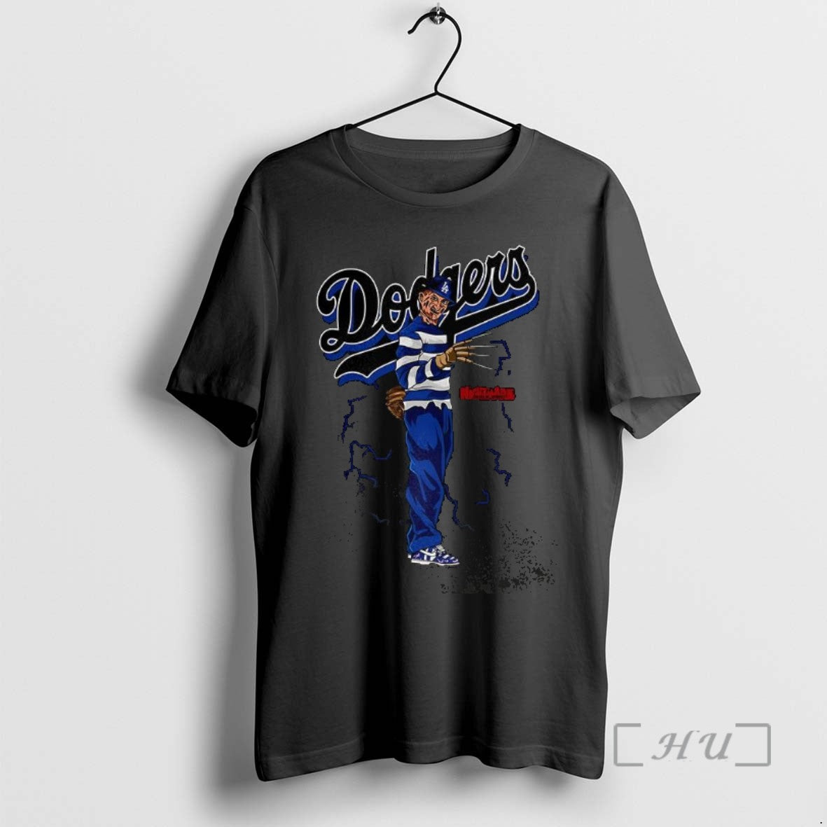 Trending Freddy Krueger Nightmare Elm Street X Los Angeles Dodgers Mlb Halloween T-Shirts, Hoodie, Sweatshirt - T-Shirt, Sweatshirt, Hoodie