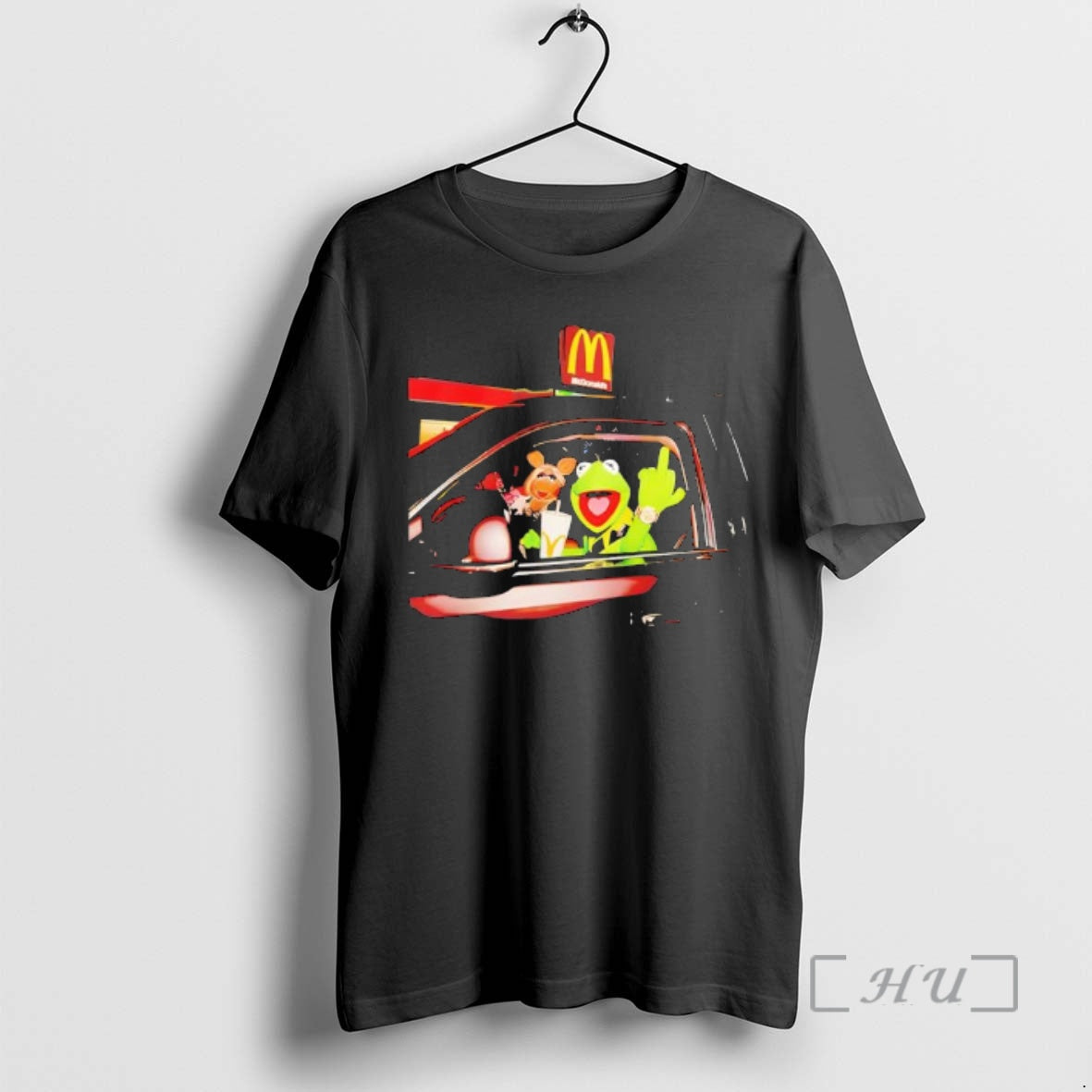Trending Frog Kermit Middle Finger Miss Piggy Riding Car Mcdonalds T-Shirts, Hoodie, Sweatshirt - T-Shirt, Sweatshirt, Hoodie