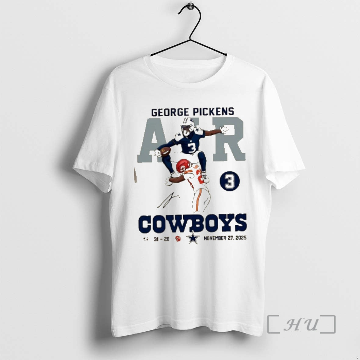 Trending George Pickens Dallas Cowboys Vs Kansas City Chiefs November 27 2025 T-Shirts, Hoodie, Sweatshirt - T-Shirt, Sweatshirt, Hoodie