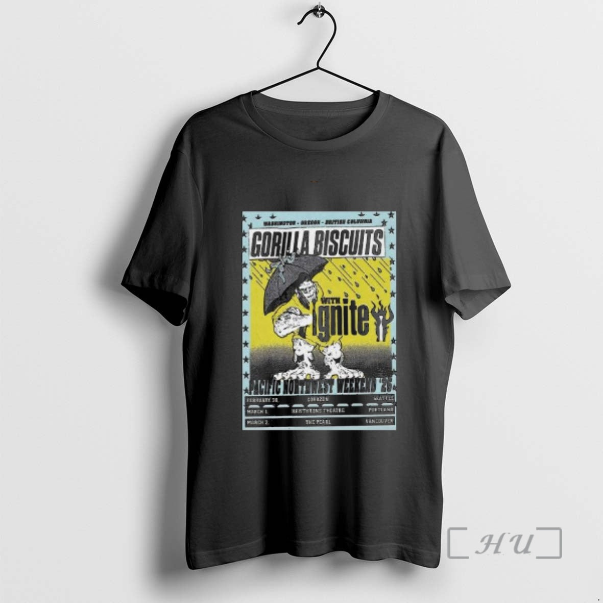 Trending Gorilla Biscuits Pacific Northwest Weekend 2026 Shows Circle Black T-Shirts, Hoodie, Sweatshirt - T-Shirt, Sweatshirt, Hoodie