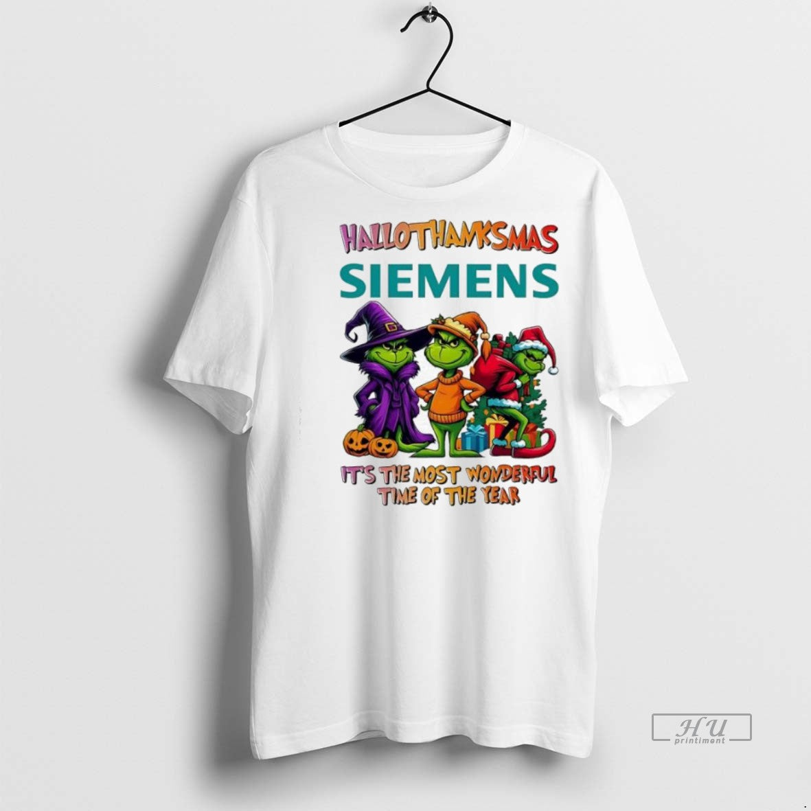 Trending Grinch Hallothanksmas X Siemens Logo Most Time Year T-Shirts, Hoodie, Sweatshirt - T-Shirt, Sweatshirt, Hoodie
