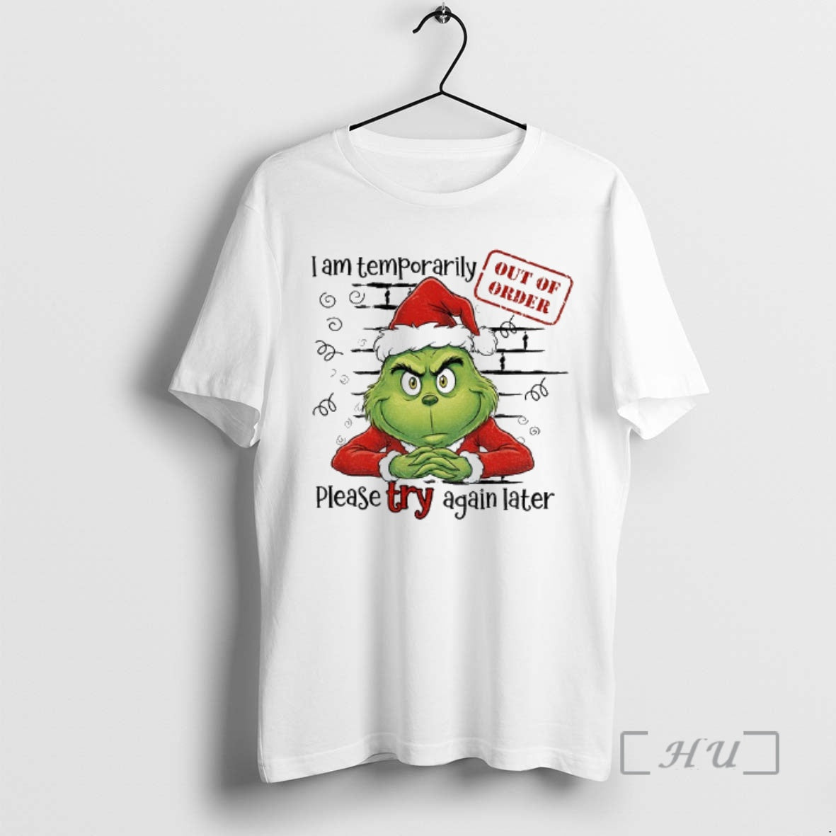 Trending Grinch Santa I Am Temporarily Please Try Again Later T-Shirts, Hoodie, Sweatshirt - T-Shirt, Sweatshirt, Hoodie