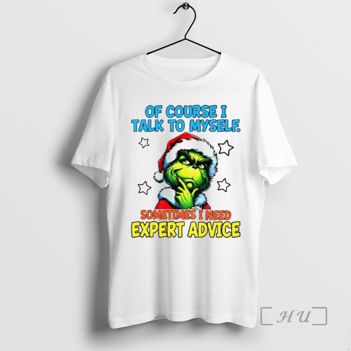 Trending Grinch Santa Course I Talk Myself Sometimes I Need Expert Advice T-Shirts, Hoodie, Sweatshirt - T-Shirt, Sweatshirt, Hoodie