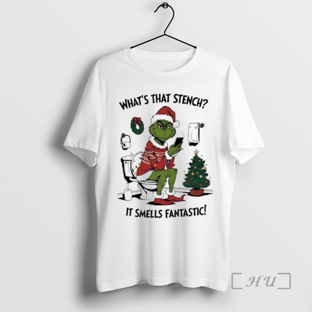 Trending Grinch Santa Whats That Stench Smells T-Shirts, Hoodie, Sweatshirt - T-Shirt, Sweatshirt, Hoodie