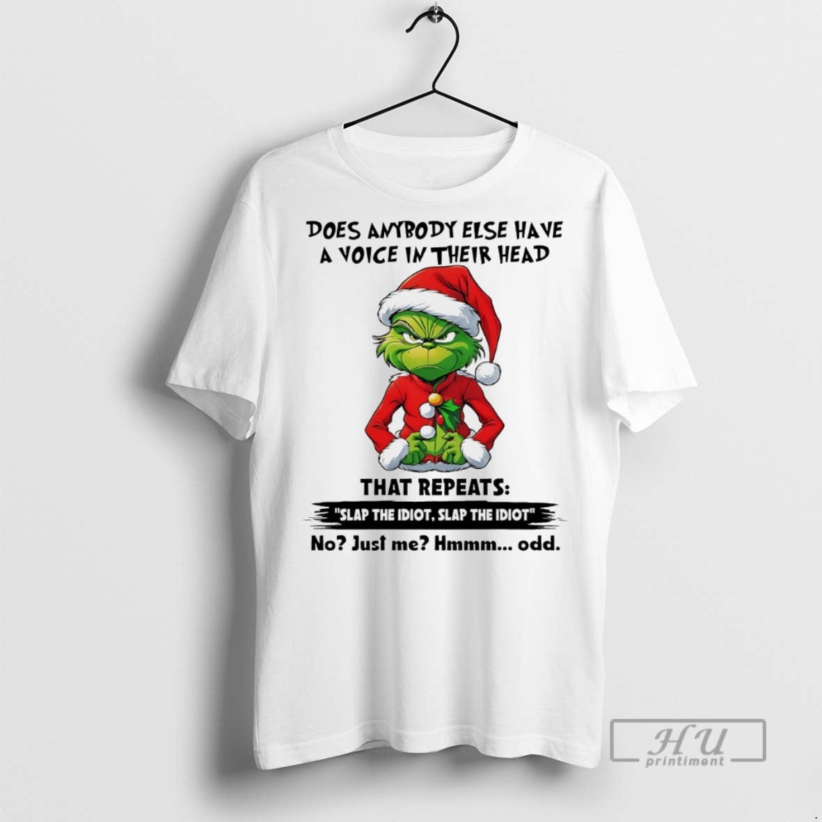 Trending Grinch Does Anytbody Else Have Voice Their Head That Repeats White T-Shirts, Hoodie, Sweatshirt - T-Shirt, Sweatshirt, Hoodie