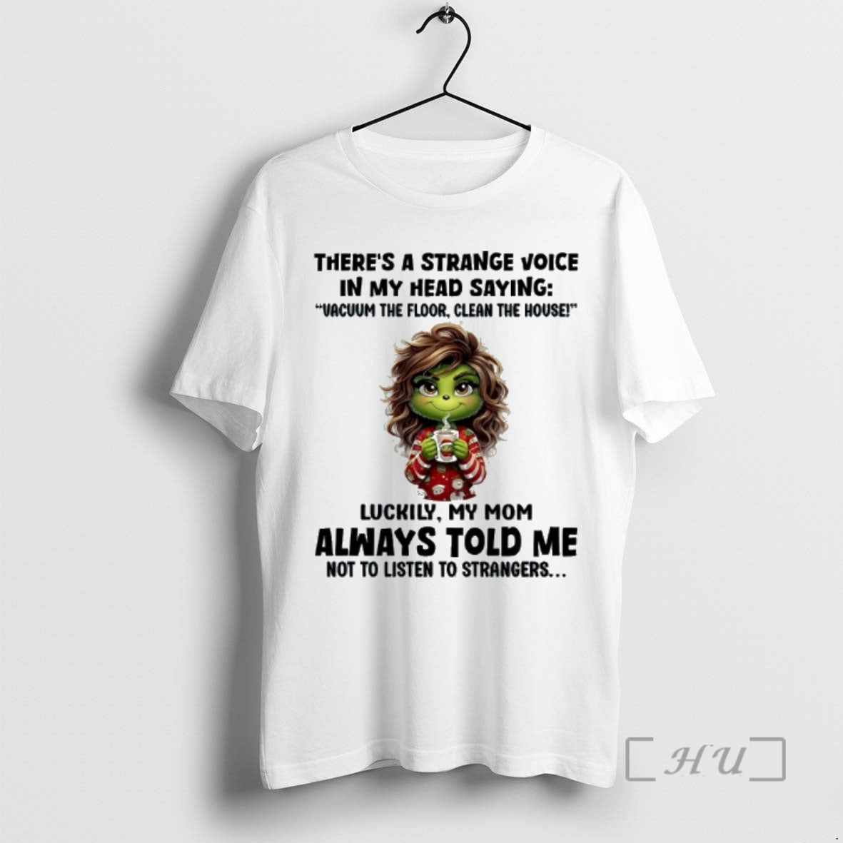 Trending Grinch Theres Strange Voice My Head Saying Vacuum Floor Clean T-Shirts, Hoodie, Sweatshirt - T-Shirt, Sweatshirt, Hoodie