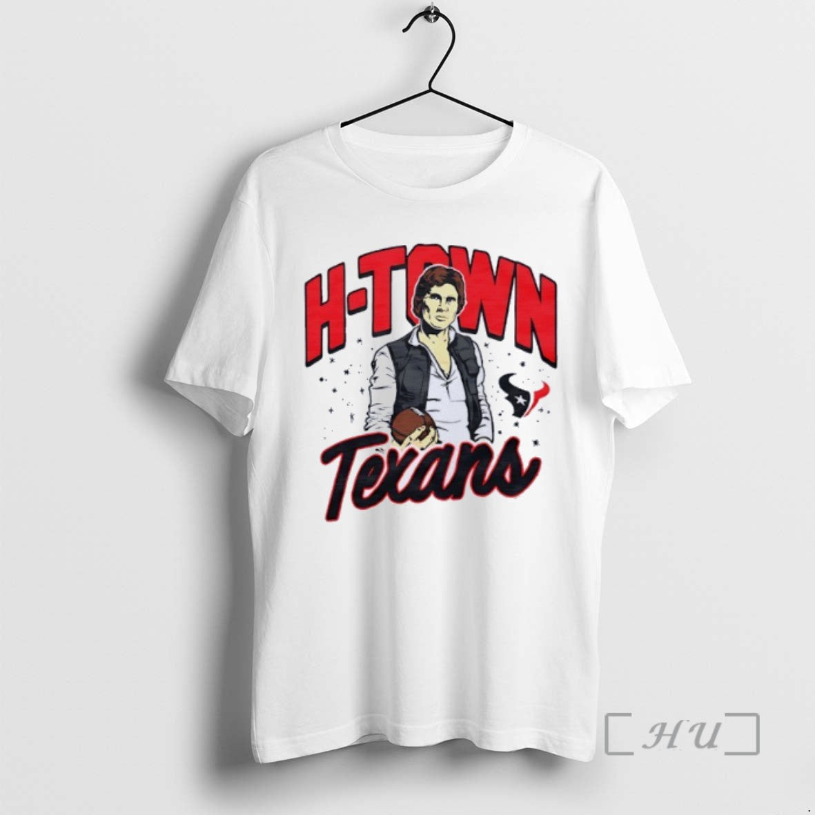 Trending Han Solo Holding Football H Town Houston Texans T-Shirts, Hoodie, Sweatshirt - T-Shirt, Sweatshirt, Hoodie