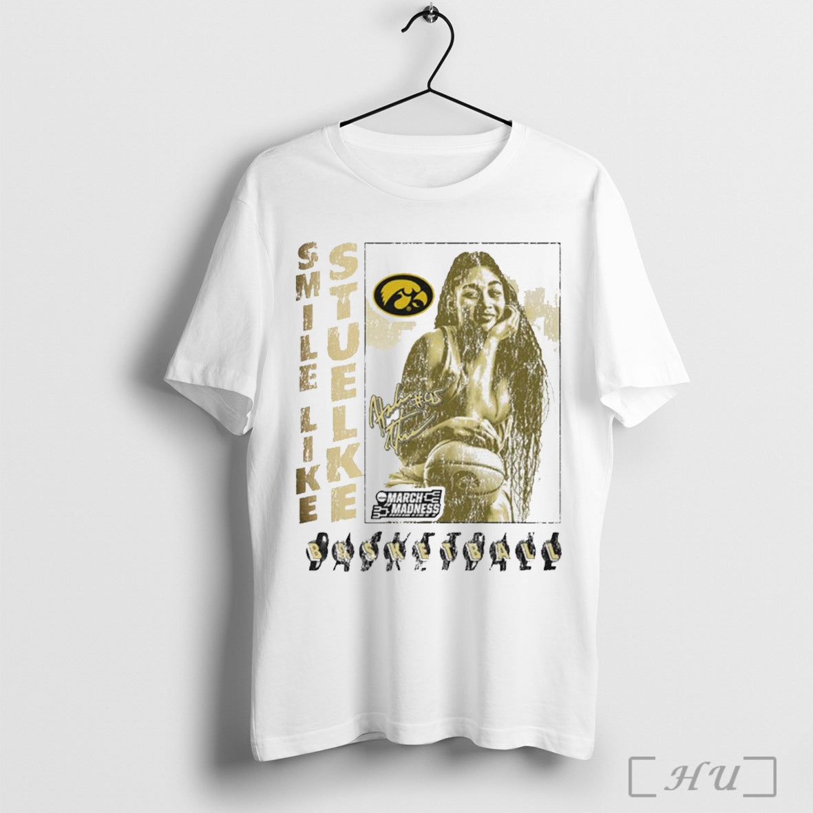 Trending Hannah Stuelke Box Iowa Hawkeyes Basketball Ncaa March Madness 2025 Signature Vintage T-Shirts, Hoodie, Sweatshirt - T-Shirt, Sweatshirt, Hoodie