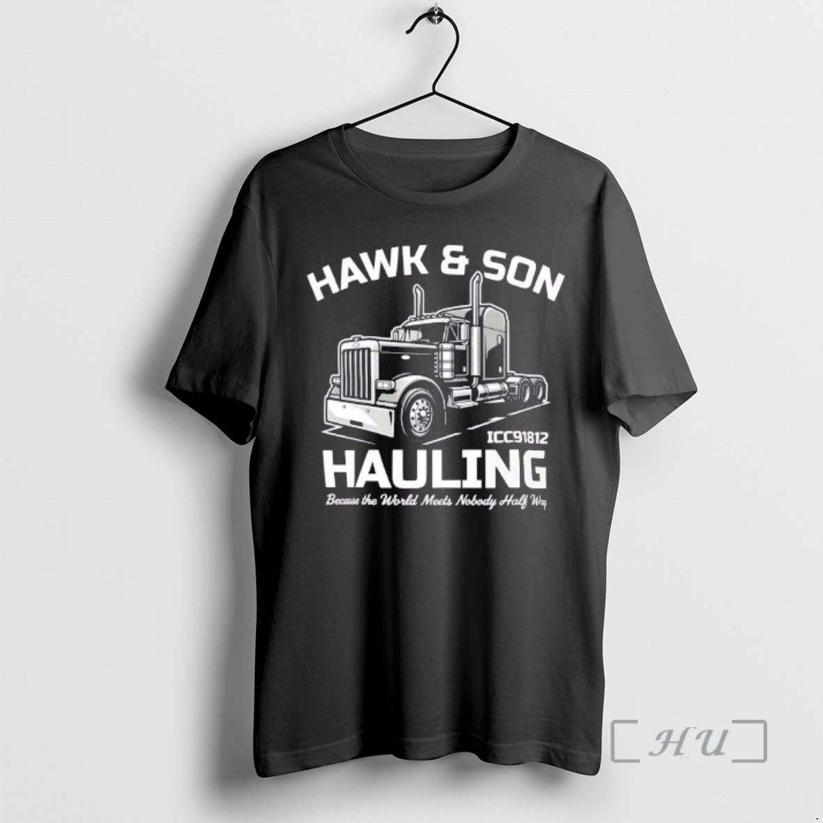 Trending Hawk Son Hauling Retro Semi Truck T-Shirts, Hoodie, Sweatshirt - T-Shirt, Sweatshirt, Hoodie