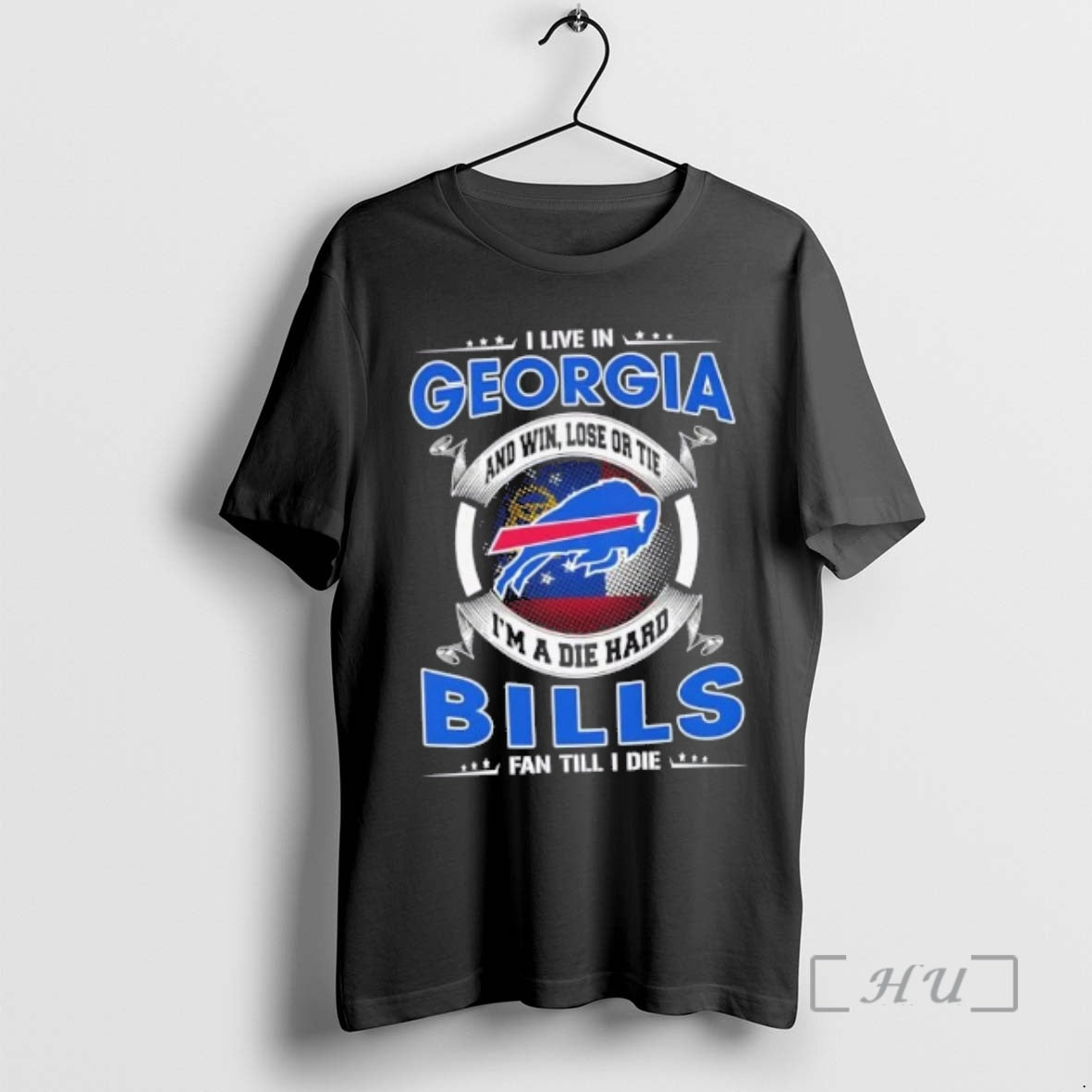 Trending I Live Georgia Win Lose Tie Im Die Hard Buffalo T-Shirts, Hoodie, Sweatshirt - T-Shirt, Sweatshirt, Hoodie