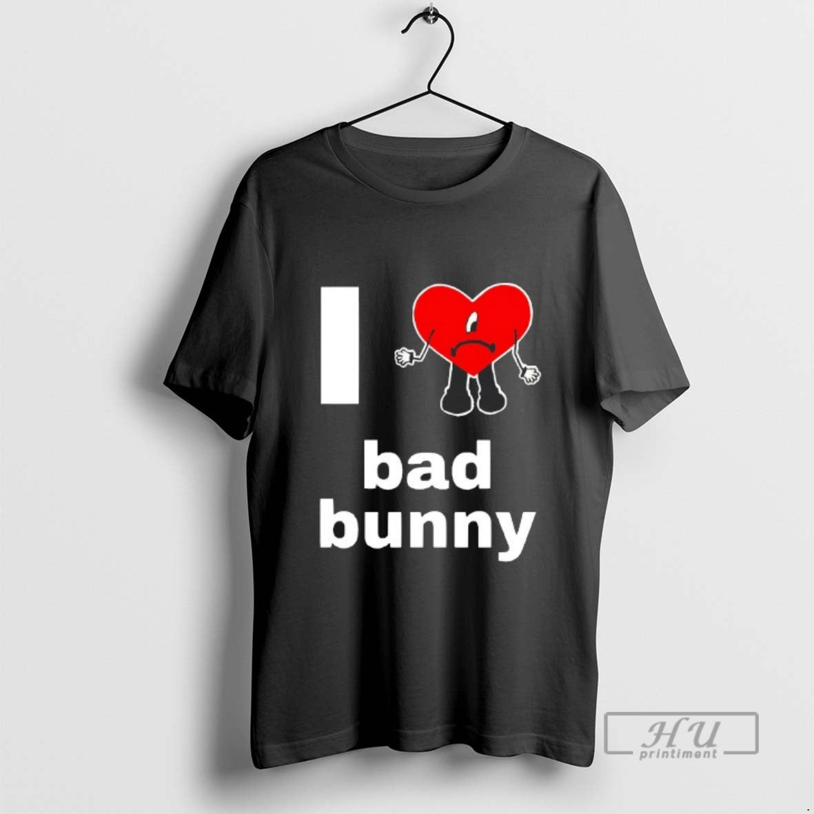 Trending I Love Bad Bunny Blackshirt T-Shirts, Hoodie, Sweatshirt - T-Shirt, Sweatshirt, Hoodie