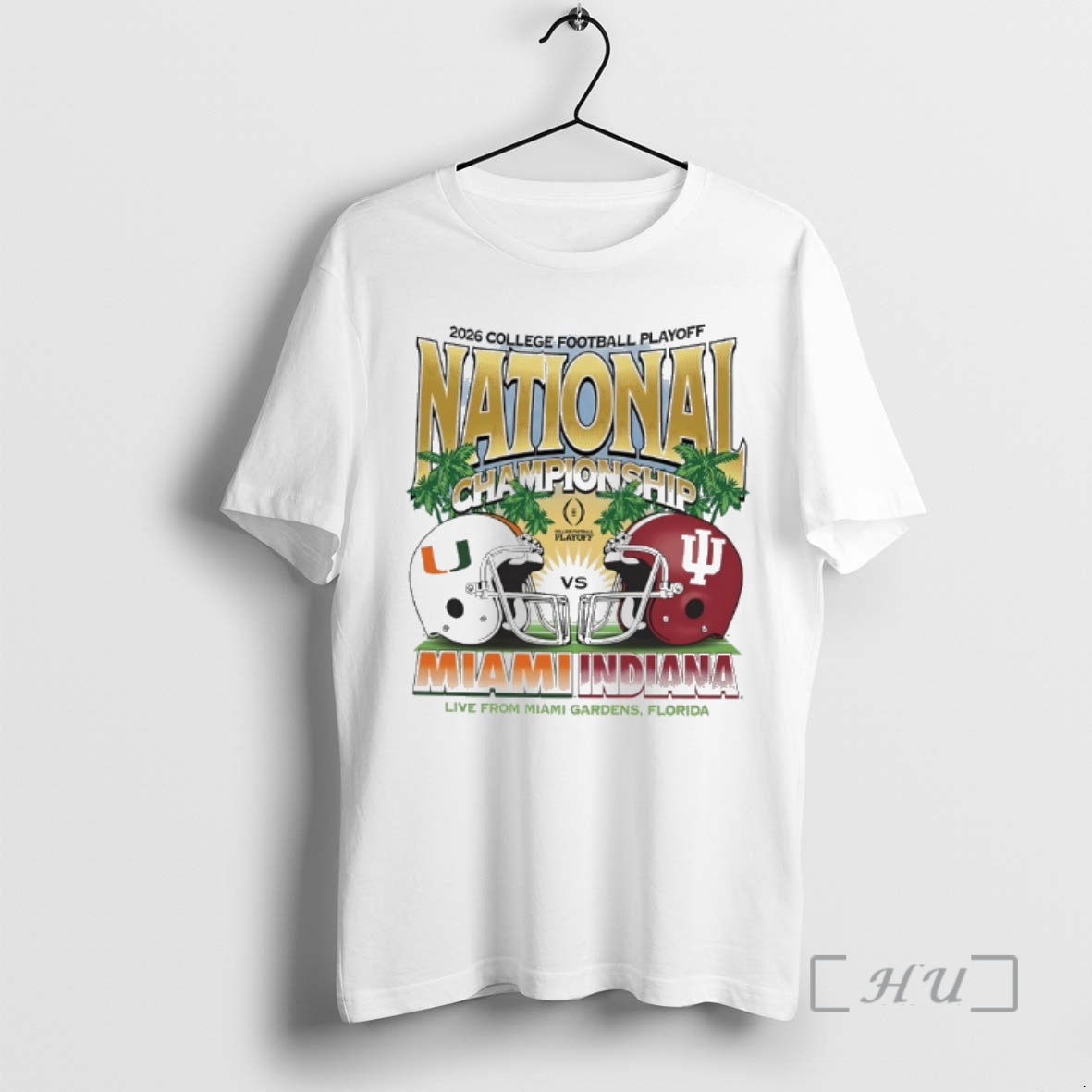 Trending Indiana Vs Miami 2026 Cfp National Championship Head Head T-Shirts, Hoodie, Sweatshirt - T-Shirt, Sweatshirt, Hoodie