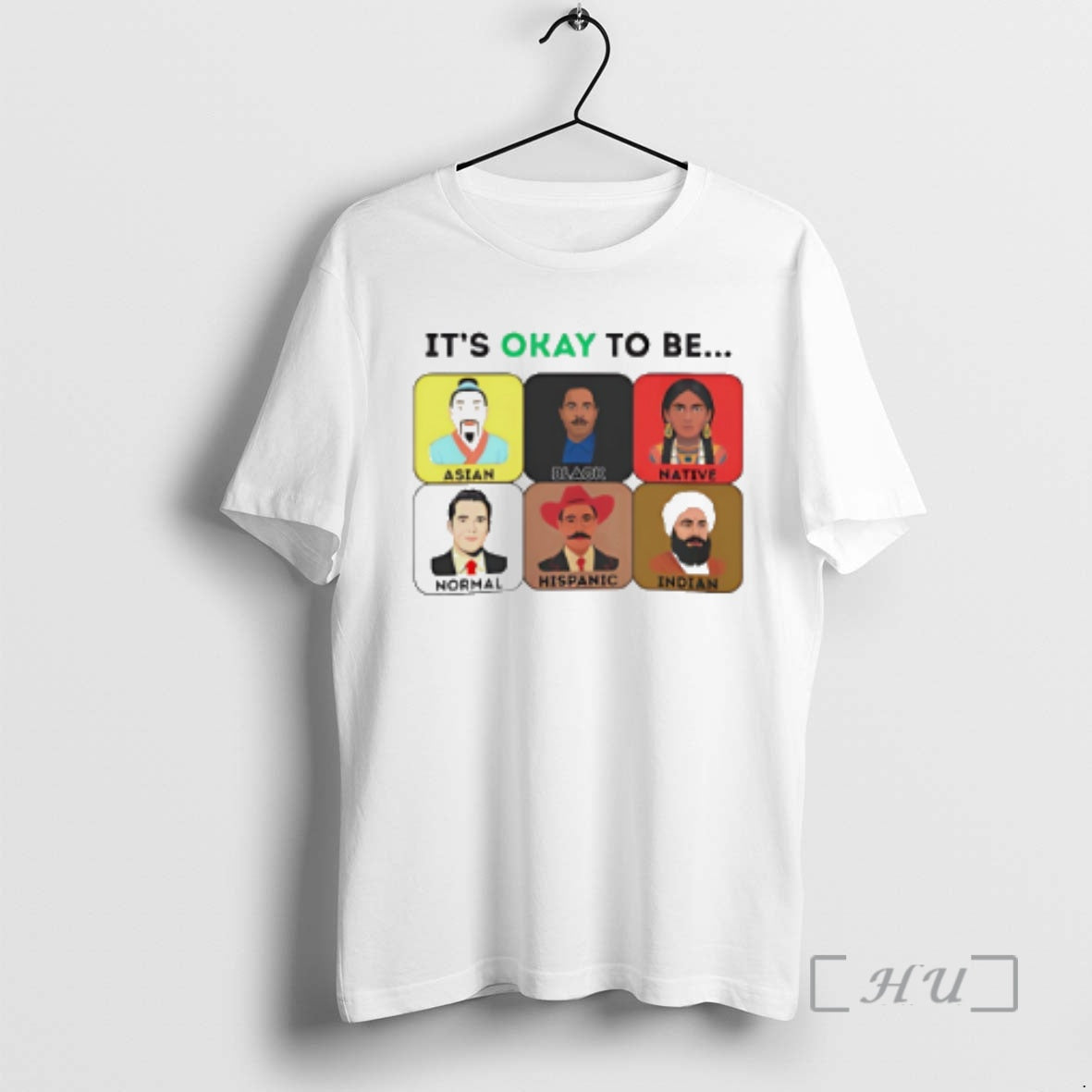 Trending Okay Be Asian Black Native Normal Hispanic Indian T-Shirts, Hoodie, Sweatshirt - T-Shirt, Sweatshirt, Hoodie