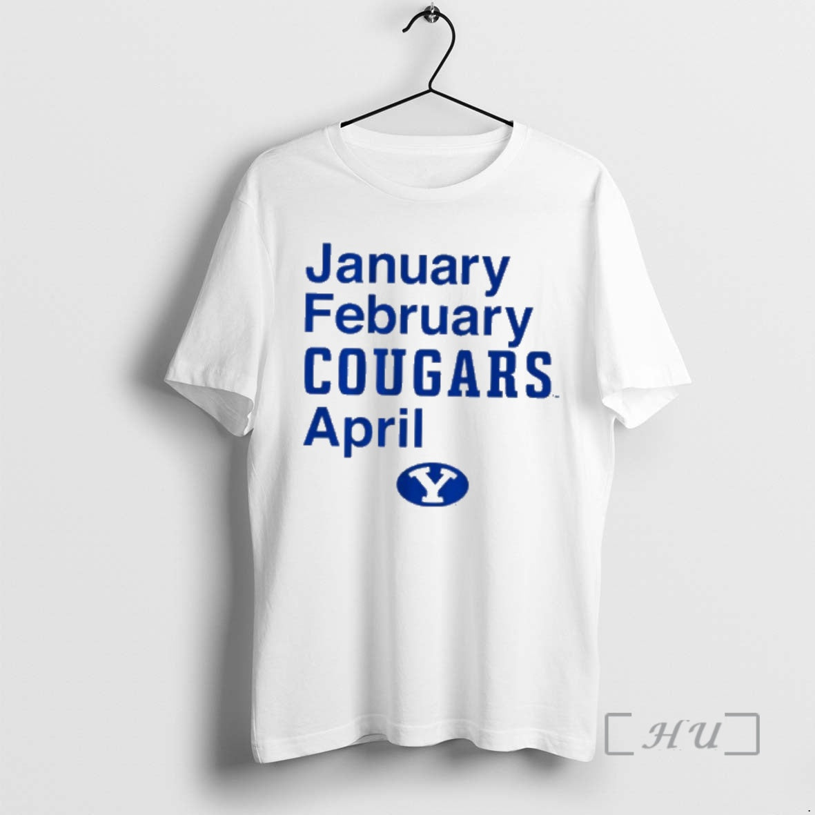 Trending January February Cougars April Byu Basketball T-Shirts, Hoodie, Sweatshirt - T-Shirt, Sweatshirt, Hoodie