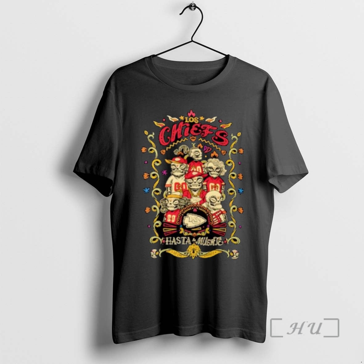 Trending Kansas City Chiefs Hasta La Muerte Ornaments T-Shirts, Hoodie, Sweatshirt - T-Shirt, Sweatshirt, Hoodie