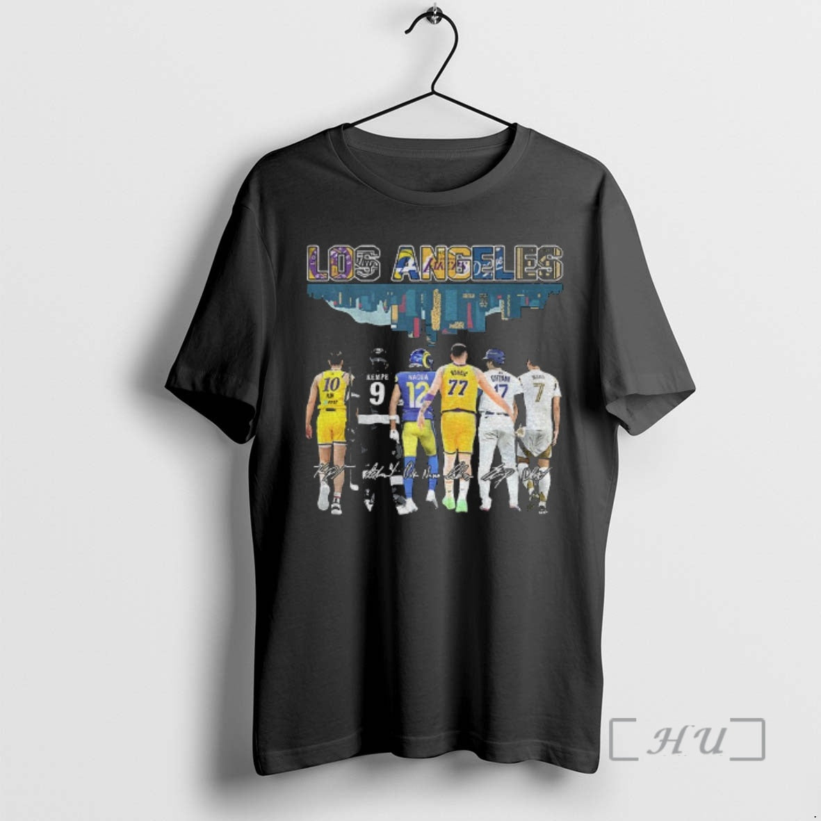 Trending Kessel Kempe Nacua Vincent Ohtani Messi Los Angeles City Skyline Signatures T-Shirts, Hoodie, Sweatshirt - T-Shirt, Sweatshirt, Hoodie