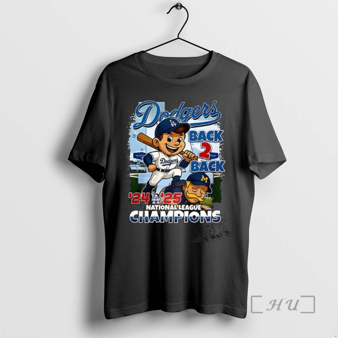 Trending Los Angeles Dodgers 2025 National League Champions Mascot T-Shirts, Hoodie, Sweatshirt - T-Shirt, Sweatshirt, Hoodie