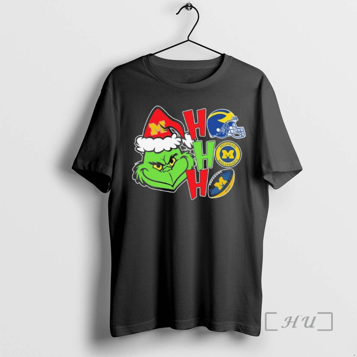 Trending Michigan Grinch Ho Ho Ho Football T-Shirts, Hoodie, Sweatshirt - T-Shirt, Sweatshirt, Hoodie