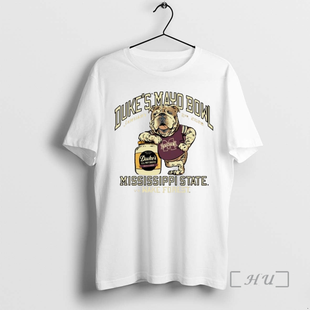 Trending Mississippi State Vs Wake Forest Dukes Mayo Bowl Jan 2nd 2026 Mascot T-Shirts, Hoodie, Sweatshirt - T-Shirt, Sweatshirt, Hoodie