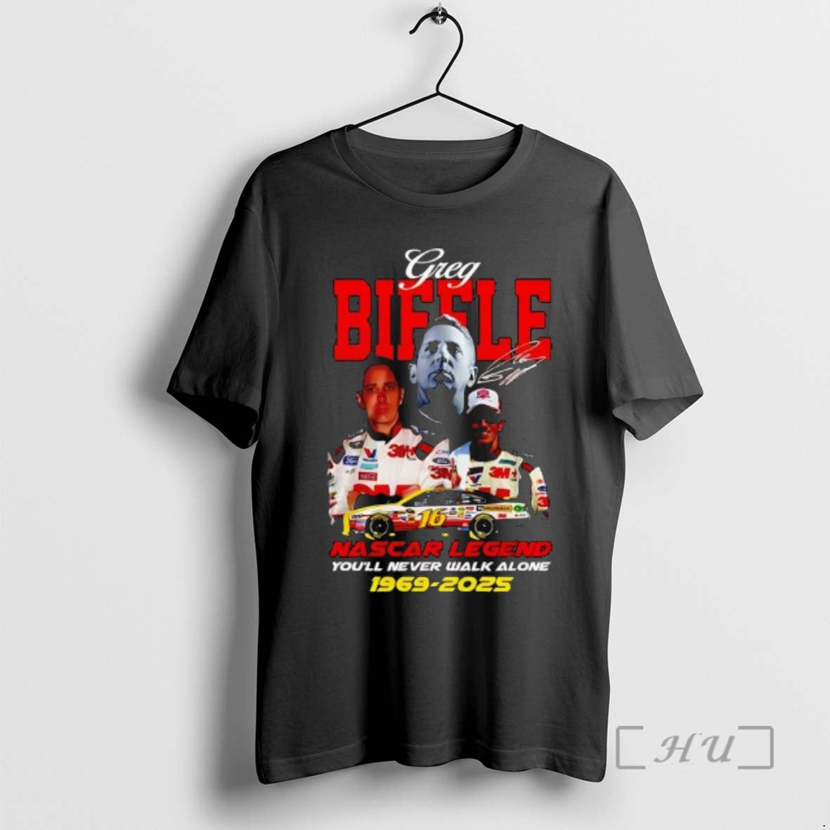Trending Nascar Legend Greg Biffle Youll Never Walk Alone 1969 2025 Signature T-Shirts, Hoodie, Sweatshirt - T-Shirt, Sweatshirt, Hoodie