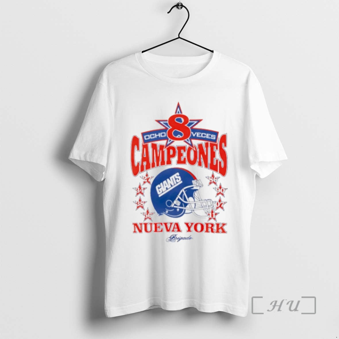 Trending New York Giants Ocho Veces Campeones Nueva York T-Shirts, Hoodie, Sweatshirt - T-Shirt, Sweatshirt, Hoodie